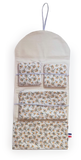 Pochette fleuri imperméable à fermeture éclair avec 10 lingettes lavables 3