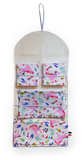 Pochette licornes imperméable à fermeture éclair avec 10 lingettes lavables