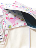 Pochette licornes imperméable à fermeture éclair avec 10 lingettes lavables 2