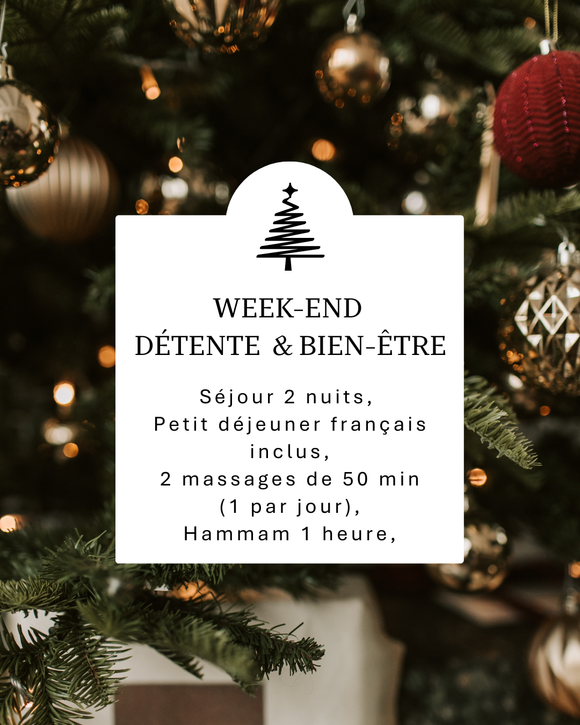 Offre Noël Week-end détente et bien être