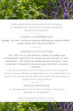 Hydratation et protection (anti - UV)